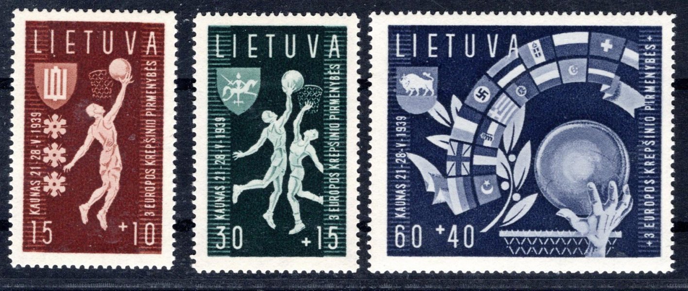 Litva - Mi. 429 - 31, mistrovství evropy v basketbale