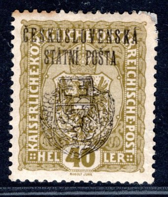 RV 31, II. Pražský přetisk, 1. vydání pro národní výbor, typ II, zk. Vr, kvp