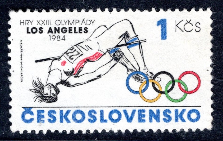 2663 N  přetisk Los Angeles 1984, krásná známka ve velmi dobré kvalitě, bez lepu - tak jak vydána, velmi vzácná a hledaná, atest Vychron - krásná kvalita - nádherný kus 