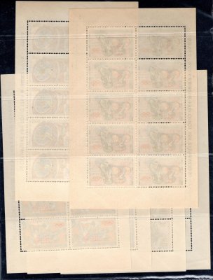 1394 - 1398 B - 1399 A PL (10), Tokio,  luxusní , krásná série desetibloků 