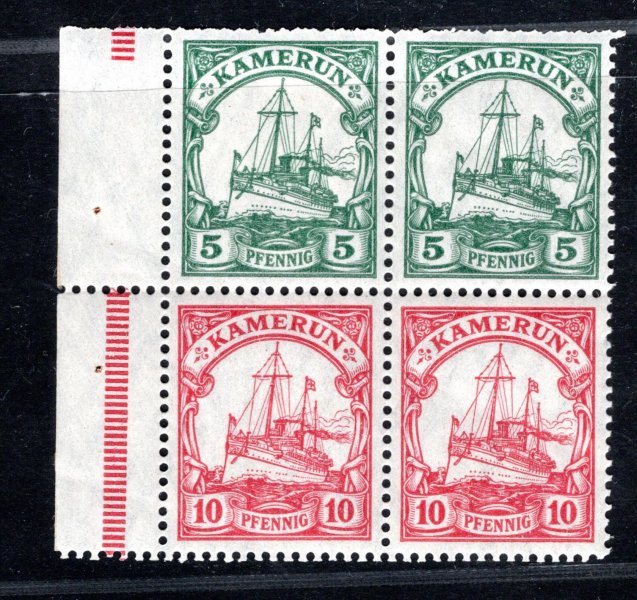 Kamerun Mi. S 12 (2x), hledaný soutisk,  katalog 30,- Euro