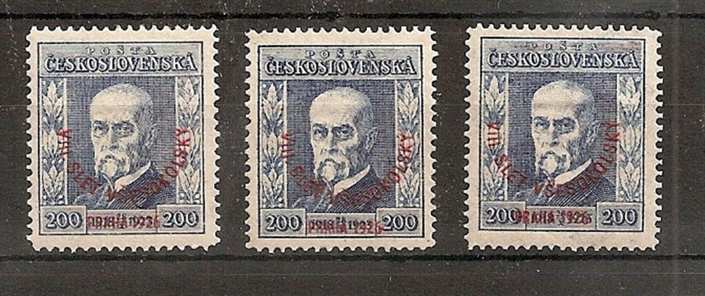 185 sestava známek, P 5,6,8, 1 x zk.Mr