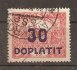 DL 29 B,II. typ spirály, doplatní 30/15 cihlově červená, ZP 82/II TD, zk.Vr, katalog 3000,-