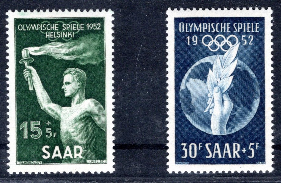 Sársko - Mi. 314 - 15, olympijské hry