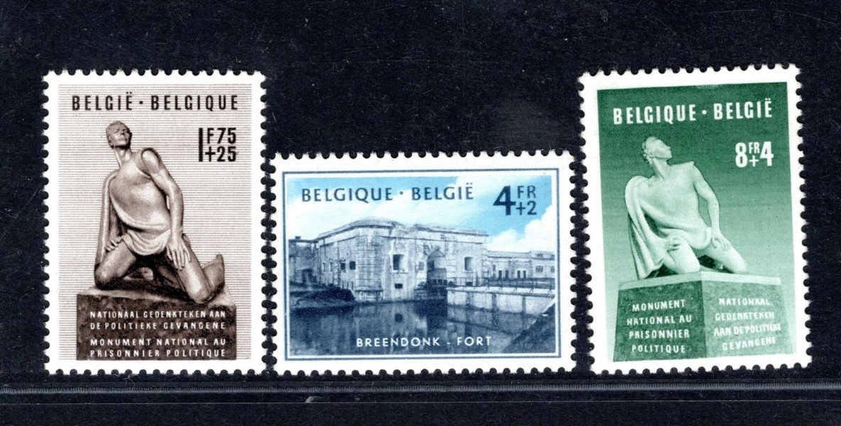 Belgie - Mi. 906 - 8, památník politických vezňů