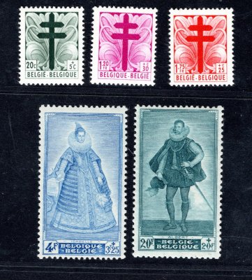 Belgie - Mi. 830 - 4,  boj proti tuberkuloze