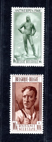 Belgie - Mi. 828 - 9, stavba Antwerpy