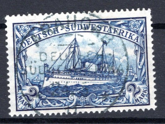 Deutsch Süd West Africa -  Mi. 30, (26:17), 2 M modrá