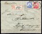 Deutsch Süd West Africa -  R dopis, přeložený, vyplacený známkami Mi. 26,27 z Bethanien 12/3/13, s příchozím razítkem, lehké stopy poštovního provozu, hezký doplněk do sbirky německých kolonií