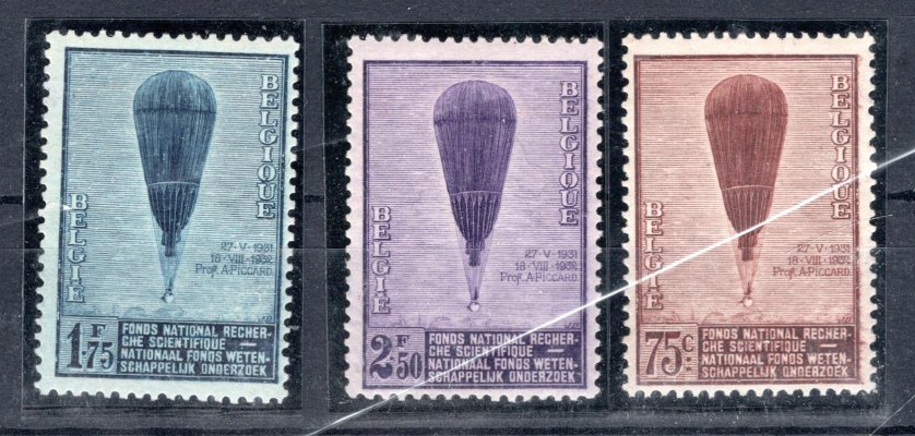 Belgie - Mi. 344 - 6, balony, kompletní řada 