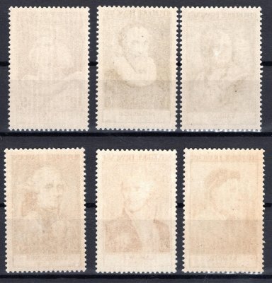 Francie - Mi. 1053 - 8, Osobnosti, kompl. řada, kat. 150,- Eu