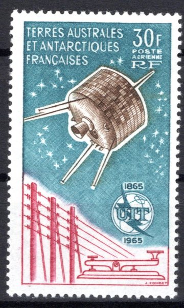 Antartictiques Francaises - Mi. 32, satelit