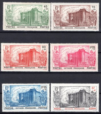 Guyane Francaise - Mi. 180 - 5, výročí francouzské revoluce. 150 let, kompletní řada, kat. 190,- Eu