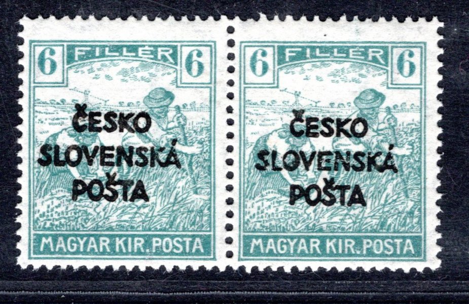 RV 141 ; Šrobár ; 6 Filler Ženci -vodorovná dvoupáska ; zk. Gilbert 