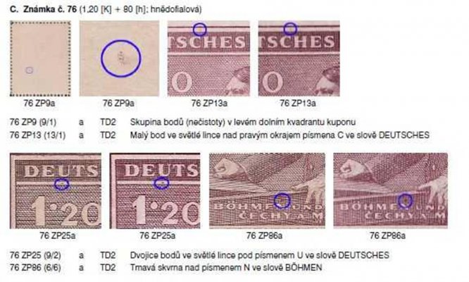 74 - 77, A. H. kompletní PA (100), přeložené lehce natrženo v perforaci, hledané